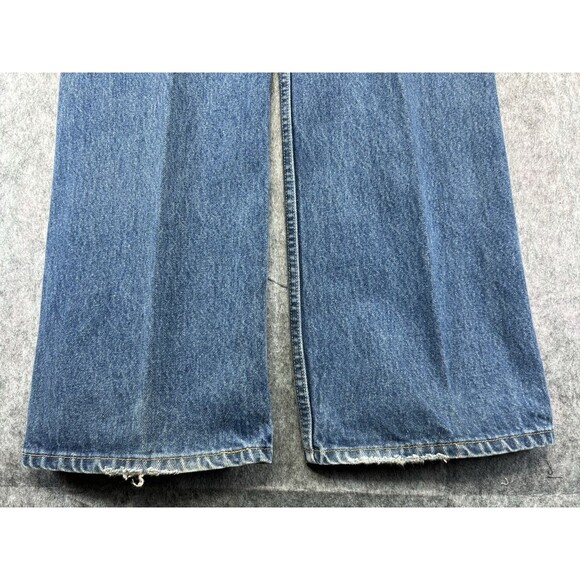 VTG 90s Levi's 517 Orange Tab Bootcut Denim Jeans Men 36x32 Made USA 1997 - Picture 7 of 10